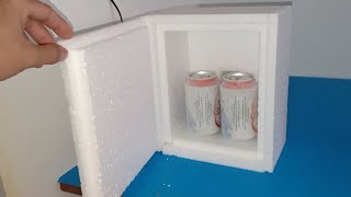 DIY refrigerator  How to make mini refrigerator at home using 72W peltier [upl. by Notsud583]