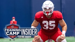 Stony Brook Linebacker Tyler King  Training Camp Insider  Stony Brook Football 2022 [upl. by Rask]