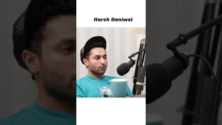 Harsh Beniwal podcast videoharshbeniwal youtubeshorts shorts podcast [upl. by Munshi869]