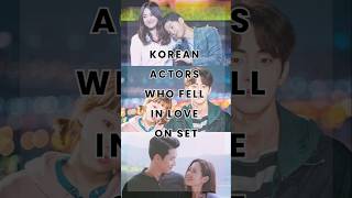 Korean Drama Couples Who FELL IN LOVE On Set kdrama koreandrama shorts songhyekyo fyp [upl. by Eiznekcam405]