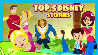 Top 5 Disney Stories  Fairy Tales  Bedtime Stories for Kids  Tia amp Tofu [upl. by Anahgem]