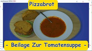 Pizzabrot aus dem Unold Brotbackautomat Backmeister Edel [upl. by Enirehtak889]