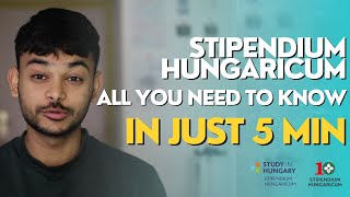 Stipendium Hungaricum Scholarship Explained in 5 Minutes [upl. by Sudhir]