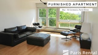 Furnished Rental Apartment Tour  Bac  St Germain  PARISRENTAL  REF 48543  Top Paris View [upl. by Savart]