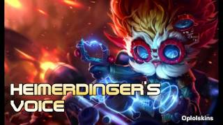 Heimerdinger Voice  LoL Sound [upl. by Lina]