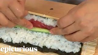 How to Make Japanese Tuna Maki Part 2 [upl. by Dwane852]