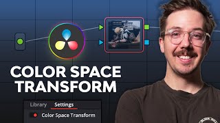 Color Space Transform  DaVinci Resolve 18 Tutorial [upl. by Gibby]