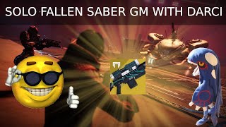 Destiny 2 Solo Fallen Saber GM in less than 20 minutes with DARCI [upl. by Ainat]