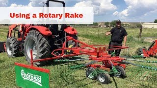 All About the Enorossi Rotary Rake  Demo [upl. by Yeaton]