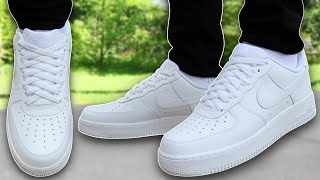 How To Diamond Lace Nike Air Force 1s  Featuring ‘AF1 Lows’ BEST WAY [upl. by Ybocaj497]