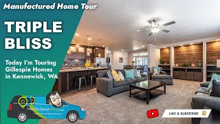 Triple Wide Home Living  Affordable Manufactured Home Luxury [upl. by Mailliw525]