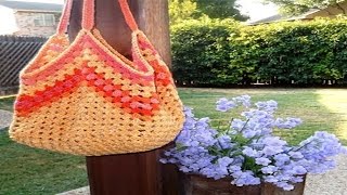 Bolsos playero a Crochet [upl. by Esinej]