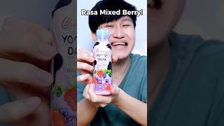 Udah pernah coba cimory mixed berry food asmr mukbang [upl. by Enelime]