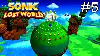 Sonic Lost World  Wii U 100 Walkthrough Part 5  Sonic Into Dreams [upl. by Greenes]