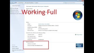 How To Activate Windows 7 Ultimate Genuine Product Key Activator Loader 100 Working [upl. by Ahsineb]