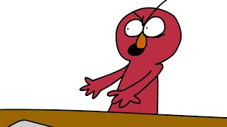 That scene where Elmo loses his shit over Rocco but its animated [upl. by Yttig]