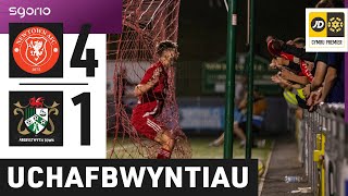 Y Drenewydd 41 Aberystwyth  Uchafbwyntiau  JD Cymru Premier [upl. by Ahsikam]