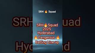 SRH team 2025 player list  IPL auction 2025 live  Most expensive Player  srh ipllive shami ipl [upl. by Aztinaj]