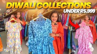 💥 Diwali collections under Rs1000  Best Botique for Ladies in Coimbatore  Pooja Rajendran [upl. by Revert]