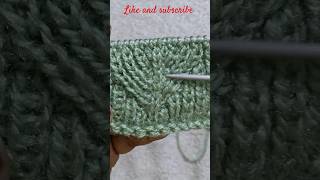 Very unique and beautiful knitting pattern for all project part 1 youtube ytshorts [upl. by Elleinaj]