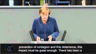 Angela Merkel If the euro fails Europe fails [upl. by Aissenav]