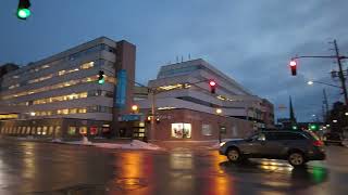 Walking around Fredericton in Winter [upl. by Rawna108]