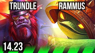 TRUNDLE vs RAMMUS JGL  NA Grandmaster  1423 [upl. by Robet]