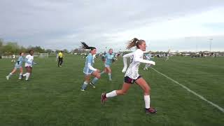 NIKE BLUE CHIP SHOWCASE U16  vs Beadling 08 Girls West [upl. by Eentroc]