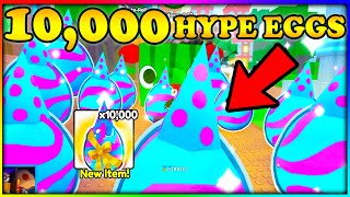 Opening 10000 HYPE EGGS for Pet Sim 99 [upl. by Earla]