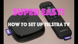 SUPER EASY How to SetUp Telstra TV [upl. by Minabe37]