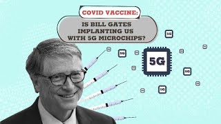 Covid19 vaccine Is Bill Gates implanting us with 5G microchips • FRANCE 24 English [upl. by Alel312]