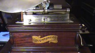 quotSomebody Liedquot Coon Song By Bob Roberts Edison Wax Phonograph Cylinder Columbia BGT Graphophone [upl. by Sager]