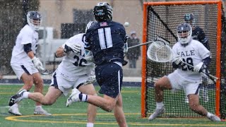 Yale vs Villanova Lacrosse Highlights  2024 College Lacrosse [upl. by Roer]