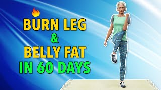 BURN LEG amp BELLY FAT 60DAY FAT LOSS FOR SENIORS [upl. by Annert]