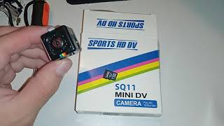 Sports HD DV SQ11 Mini DV camera Full HD 1080p  TEARDOWN  dead battery [upl. by Drawe111]