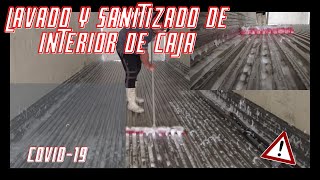 ☢SANITIZACIÓN de una CAJA de CARGA☣ [upl. by Alisander327]