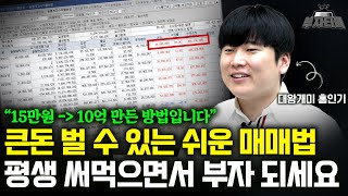 15만원으로 10억 만든 쉬운 대장주 매매법 이것만 알아도 부자됩니다 대왕개미 홍인기 풀영상 [upl. by Akimahs]