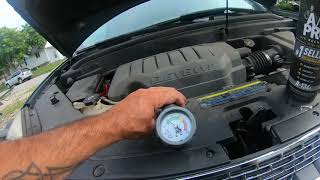 How to recharge the AC in a GMC Acadia [upl. by Asirret422]