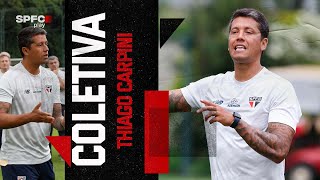 COLETIVA DE APRESENTAÇÃO THIAGO CARPINI  SPFC PLAY [upl. by Switzer811]