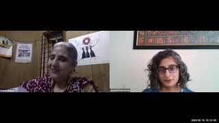 Rural Development  Fireside chat w Renana Jhabvala Empowering women in rural India  charcha2020 [upl. by Nine]