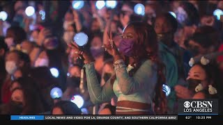 BTS Kicks Off Second Night Of Permission To Dance Tour At SoFi Stadium [upl. by Wyck]