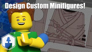 How to Design Custom Lego Minifigures  August Renders™ [upl. by Chlores]