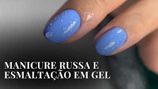 Como fazer esmaltação em gel na unha natural l Aula grátis [upl. by Carn521]