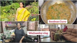 Wednesday vlogsoyabeen greavyeasy quick recipe ಬುಧವಾರದ vlognurseryಸೋಯಬೀನ್ ಗ್ರೇವಿvlogrecipe [upl. by Kapor134]