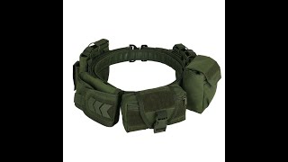 Yakeda Tactical Duty Belt Gun Belt YD2012 Green Color [upl. by Toile974]