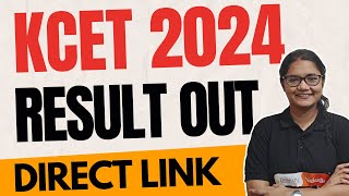 KCET 2024 Result Out How to Check Direct Link [upl. by Llertram174]