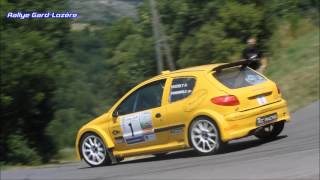 Rallye De Bagnols Les Bains 2016 Yannick VivensJérémy Fournier Peugeot 206 F200014 [upl. by Neyu]