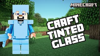 How to Craft Tinted Glass in Minecraft 2024 [upl. by Grider]