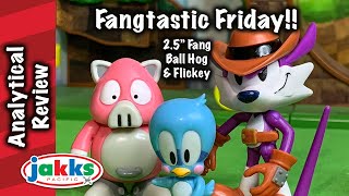 Fangtastic Friday Fang the Hunter and Ball Hog 25Inch figure reviews [upl. by Halimeda]