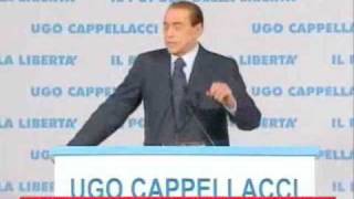 Berlusconi contestato in Sardegna [upl. by Yoj]